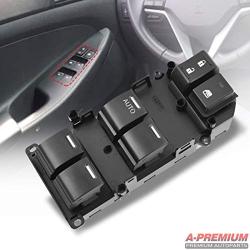 A-Premium Driver Side Power Window Switch Master Compatible with Honda Accord 2008 2009 2010 2011 2012
