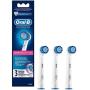 Oral-B 1000 CrossAction Electric Toothbrush, Black, Powered by Braun and Sensitive Gum Care Electric Toothbrush Replacement Brush Heads Refill, 3 Count