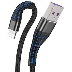 iPhone Charger 6ft, Lightning Cable 6 Foot [MFi Certified 2Pack] Long iPhone Charger Cord,Fast iPhone USB Cord for iPhone 11/11Pro/11Max/ X/XS/XR/XS Max/8/7/6/5S/SE/iPad Mini，More(Black)