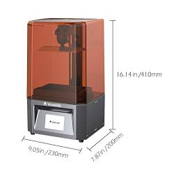 VOXELAB Proxima 6.08in 2K Monochrome LCD 3D Printer UV Photocuring Resin Printer with Full Grayscale Anti-aliasing & UV LED Light Source & Off-line Print 5.11in(L) x 3.22in(W) x 6.10in(H) Print Size