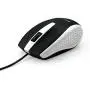 Verbatim Optical Mouse - Wired with USB Accessibility - Mac & PC Compatible - White - 99740