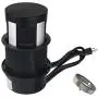 Pop Up Outlet for Kitchen Counters, Pop Up Countertop Socket with Wireless Charger, 2 USB Port, 4 AC Outlets, Automatic Retractable Pop Up Power Outlet(Black)