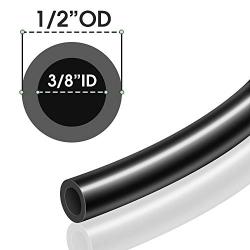 Tailonz Pneumatic Air Line 1/2 inch od Black Pneumatic Nylon Tube 32.8ft Air Brake Tubing Nylon Hose