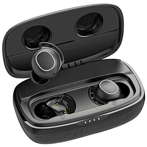 Wireless Earbuds, Upgraded Mpow M30 Plus Bluetooth 5.0 Earbuds 100 Hrs Deep Bass with USB-C Charging Sport Earbuds, IPX8 Waterproof Workout Headphone with Mic/Touch Control/Mono&Twin Mode/Power Bank