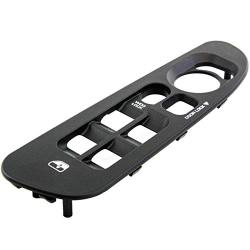 Red Hound Auto 2002-2005 Compatible with Dodge Ram 1500 2500 3500 Quad Cab Bezel Dark Gray for Master Window Switch Panel Plate