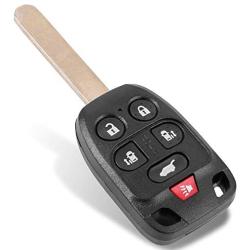 Tyranway Car Key Fob Fits for Honda Odyssey 2011-2013, Keyless Entry Remote Replacement FCC ID: N5F-A04TAA 6-Buttons