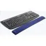 DAC Super-Gel Ergonomic Keyboard Wrist Rest Wrist Support, Smooth Luxurious Lycra Surface, Non-Skid Backing, Blue, Straight Edge