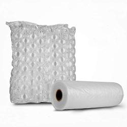 Happybuy Air Cushion Films, 984Ft Length Air Pillow Bubble Bags Film, 16 Inch Width Film, Roll Bubble Bags Film for Wrap Machine