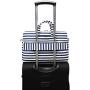 Canvaslife Breton Stripe Pattern 15 inch Waterproof Laptop Shoulder Messenger Bag Case with Rebound Bubble Protection for 14 inch-15.6 inch Laptop 15 Case Bag