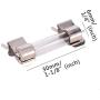 IZTOSS 300pcs 6x30mm Fast-Blow Glass Fuses Quick Blow Car Glass Tube Fuses Assorted Kit Amp 0.5A,1A,2A,3A,5A,6A,8A,10A,15A,20A,25A,30A