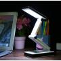 [New Version] TOMOL Super Bright COB LED Portable Desk Lamp Travel Lamp :Foldable, Touch Sensitive Control, 3 Adjustable Brightness Levels, Battery and USB Powered