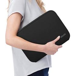 Arvok 15-15.6 Inch Laptop Sleeve Multi-Color & Size Choices Case/Water-Resistant Neoprene Notebook Computer Pocket Tablet Briefcase Carrying Bag/Pouch Skin Cover for Acer/Asus/Dell/Lenovo, Black