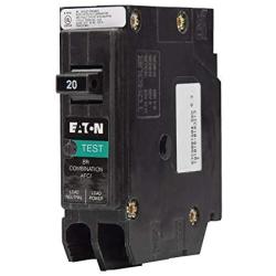 Cutler-Hammer BRP115AF Eaton 15 amps Combination AFCI Single Pole Circuit Breaker, Black