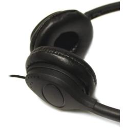 Encore ENC-313 Classroom Stereo Bulk Headphones with Leatherette Earpads - 25 Pack