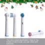 Genkent Replacement Brush Heads Compatible With Electric Toothbrush Oral-B Sensitive Gum Care Electric Toothbrush, 20 Count