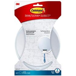 Command Fog Resistant Mirror, 1-Mirror, 2-Water-Resistant Strips (BATH15-ES), Organize Damage-Free