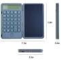 Basic Calculator Notepad with 6.5 Inch LCD Writing Tablet, Rechargeable, Lock Button and E-Pen,12 Digit Display, Also Inkless Drawing/Memo Pads/Planning Boards, Hand-held for Daily and Basic Office