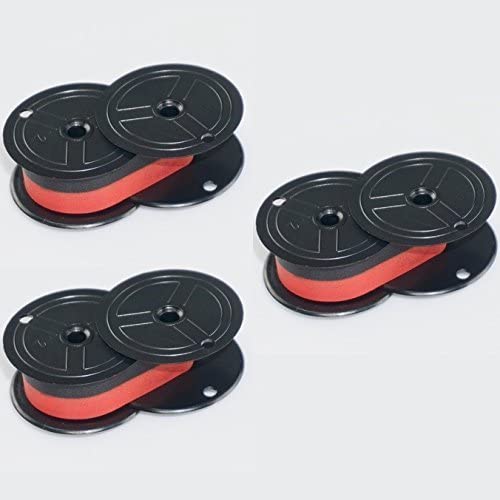 ''Package of Three'' Canon MP-18DII Calculator Ribbon, Black and Red, Compatible