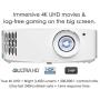 Optoma UHD50X True 4K UHD Projector for Movies & Gaming | 240Hz Refresh Rate | Lowest Input Lag on 4K Projector | Enhanced Gaming Mode 16ms Response Time | HDR10 & HLG Compatibility | 3400 lumens