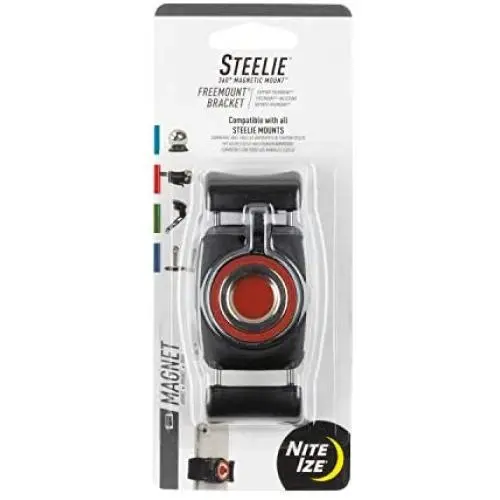 Nite Ize STF-01-R7 Original Steelie FreeMount Bracket - Additional FreeMount for Steelie Magnetic Phone Mounting Systems Black