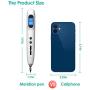 Electronic Acupuncture Pen Pain Relief Therapy Meridian Pen Acupuncture Pen with 2 Massage Heads Electric Meridians Electronic Acupuncture Pen Pain Relief Therapy Meridian Pen Acupuncture Pen with 2 Massage Heads Electric Meridians