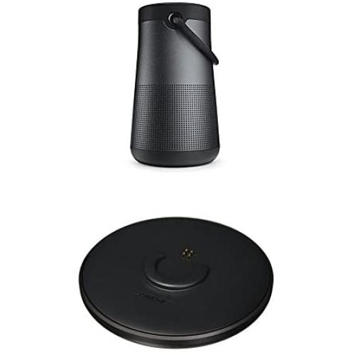 Bose SoundLink Revolve+ Portable & Long-Lasting Bluetooth 360 Speaker, Triple Black + Charging Cradle