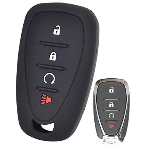 AUTOXBERT Silicone Key Cover Remote Case for Chevrolet Camaro Cruze Malibu Sonic Volt