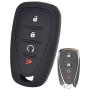 AUTOXBERT Silicone Key Cover Remote Case for Chevrolet Camaro Cruze Malibu Sonic Volt
