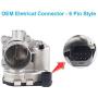 WMPHE Compatible with Electronic Throttle Body Assembly Ford Fiesta 2011-2015 Replace OE# 0280750535 TB1166 S20169 31330780 1472934 1486105 1751015 7S7Z9E926A 977-352