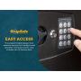 SnapSafe In Wall Gun Safe and Money Safe – This Hidden Safe Provides Security for your Firearms and Valuables, Keypad Entry – Fits Between 2 Wall Studs, Flush Mount – Ideal for Home or Office