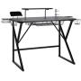 Amazon Basics Gaming Computer Desk with Storage for Controller, Headphone & Speaker - Black