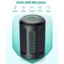 AUKEY Power Strip Tower, 1500 Joules Surge Protector with 6 USB Ports,12 AC Outlets and 5-Foot Heavy Duty Extension Cord for Smartphones, Laptop, Tablet, and More Appliances