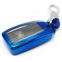 Cajek Blue TPU Key Fob Cover Case Holder Skin Bag Protector for Acura RDX RLX MDX ILX TLX PLX NSX 2 3 4 Buttons Remote Control (Not Fit Engine Hold Key)