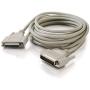 C2G 02657 DB25 M/F Serial RS232 Extension Cable, Beige (100 Feet, 30.48 Meters)