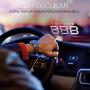 Pyle Universal 3.5’’ Car HUD - Head-Up Display Multi-Color Windshield Screen Projector Vehicle Speed & GPS Navigation Compass, Plug & Play - (PHUD12)