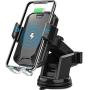 Wireless Car Charger, CHGeek 10W Qi Fast Charging Auto Clamping Car Mount Windshield Dashboard Air Vent Phone Holder for iPhone 11 11 Pro Max Xs MAX XS XR X 8+, Samsung Galaxy S10+ S9+ S8 Note 9, etc
