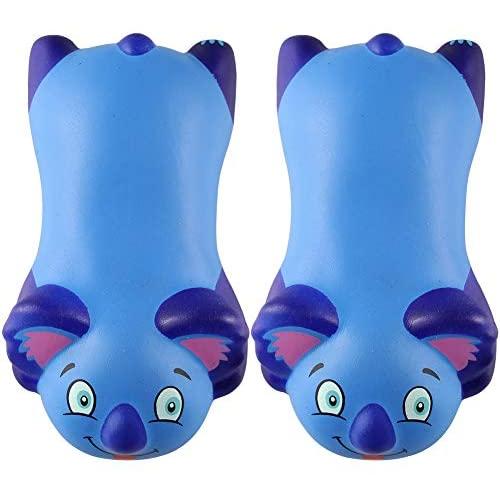 RELIGES Upgrade Ergonomic Wrist Pad (2 Pack) - Mousepad Memory Foam Wrist Support Pillow Rest Cushion Mat for Office Computer Laptop, Mac Durable Comfortable and Pain Relief (Blue)