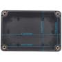 Zulkit Project Box ABS Plastic IP65 Waterproof Dustproof Electrical Junction box Enclosure Black 3.94 x 2.68 x 1.97 inch (100X68X50mm) (Pack of 2)
