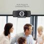 Adesso CyberTrack H4 Webcam 1080P HD USB Webcam with Built-in Microphone, Black
