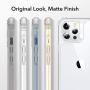 ESR Air Armor Series Case Compatible with iPhone 12 Pro Max 6.7-Inch [Shock Absorbing and Scratch Resistant] [Military Grade Protection] [Hard Back with Flexible Frame] - Frosted Frame