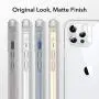ESR Air Armor Series Case Compatible with iPhone 12 Pro Max 6.7-Inch [Shock Absorbing and Scratch Resistant] [Military Grade Protection] [Hard Back with Flexible Frame] - Frosted Frame