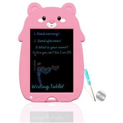 mom&myaboys  8.5 Inch Eletronic Whiteboard,Display Colorful Handwriting, Writing Board ,Writings Pads Drawing Board Gifts for Kids,Office Blackboard-One Key Erase,Teen Girl Boys Sketch Pads,Pink MC