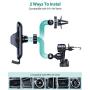 VICSEED Phone Holder for Car [Case Friendly] Ultra Stable Car Phone Holder Mount Air Vent Car Cell Phone Mount Compatible with iPhone 12 11 Pro Max XS SE X XR Galaxy S20 S10 S9 Note 20+ 10+ All Phone