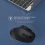 Bluetooth Ergonomic Mouse, Jelly Comb Advanced Vertical Wireless Bluetooth Mouse 2.4GHz Optical Vertical Mice, Easy Switch Between 2 Devices with Bluetooth and USB Connection MV045-Black