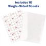 Avery Self-Adhesive Laminating Sheets, 9'' x 12'', Permanent Adhesive, 10 Clear Laminating Sheets (73603)