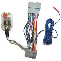 Factory Radio Add A Amp Amplifier Sub Interface Wire Harness Inline Converter Compatible with Honda