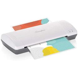Swingline Laminator, Thermal, Inspire Plus Lamination Machine, 9 Inches Max Width, Quick Warm-Up, Includes Laminating Pouches, White/Gray (1701857ECR)