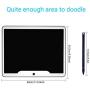 15 Inch LCD Writing Tablet, CouHaP Doodle Board Electronic Writing Pad Gift for Kids & Adults Suitable for Home, School, Dorm Office Use (Blue)