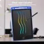 LCD Writing Tablet, Colorful 8.5 Inch Digital Ewriter Electronic Graphic Drawing Tablet Erasable Portable Doodle Writing Board for Kids Students Christmas Birthday Gifts (Deep Blue)