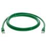 InstallerParts Ethernet Cable CAT6A Cable UTP Booted 1 FT - Green - Professional Series - 10Gigabit/Sec Network/High Speed Internet Cable, 550MHZ